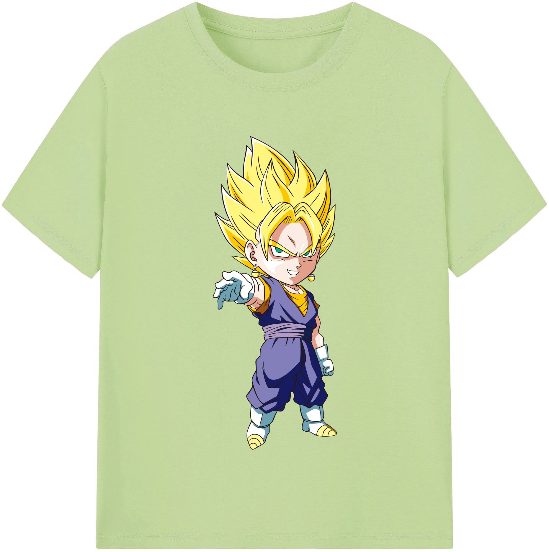 （画像用） ドラゴンボール ベジット DRAGON BALL Vegetto 綿100％半袖Tシャツ（フロントプリント）